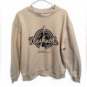 Nashville Music City Sweatshirt. Size Medium